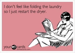 Someecard folding laundry ecard